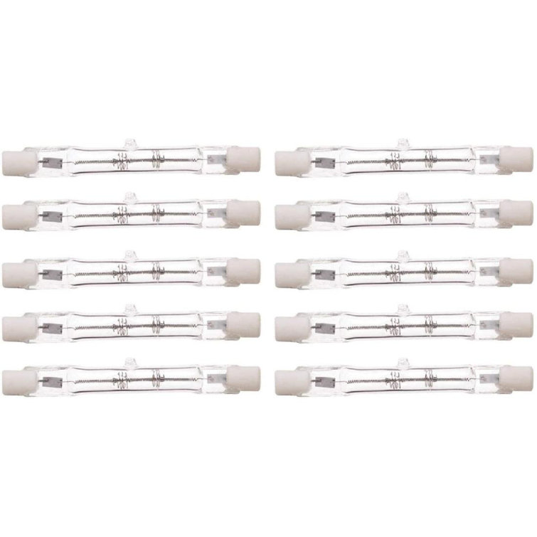 fidigeilo Halogen Light Type J T3 Bulbs R7S Base 120V Short Double